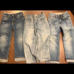 3 pair Levi’s toddler boys jeans size 4T, EUC